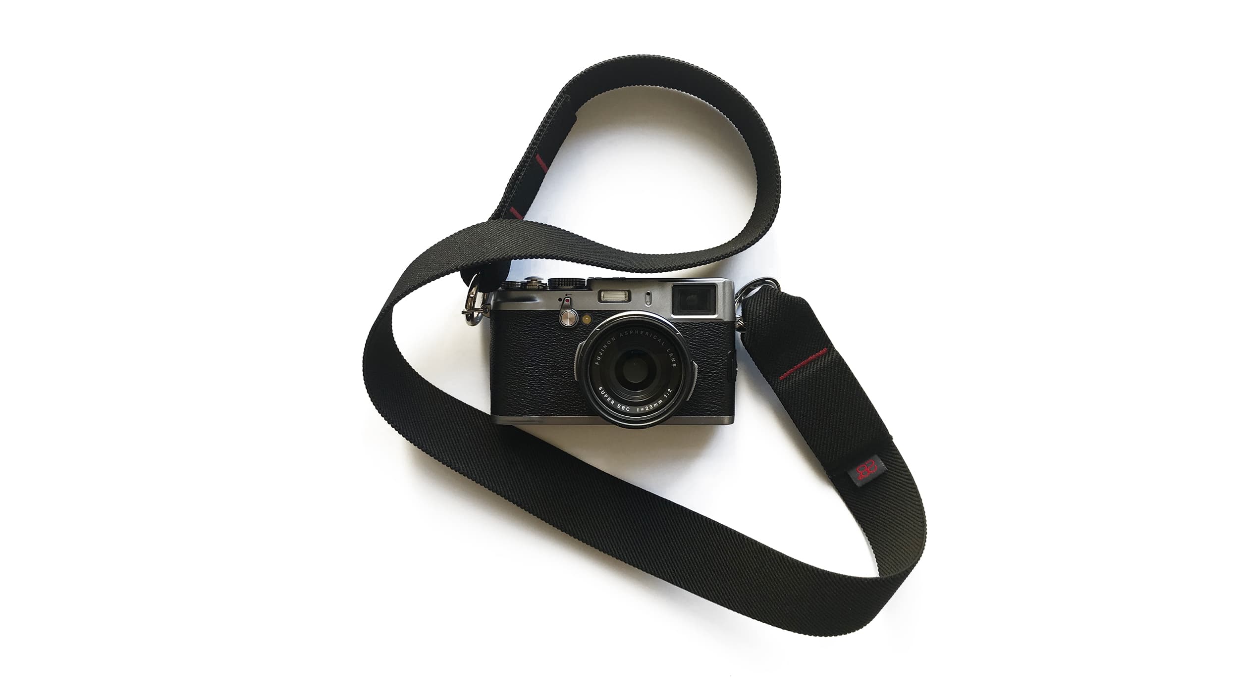 Elastische camera strap in zwart, foto 3